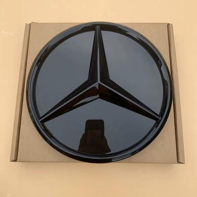 Voor Mercedes Benz A-Klasse W176 2016-2018 A180 A200 A250 Zilver En Zwart 3D Effect Stijl Voorgrille Ster Embleem Logo Badge