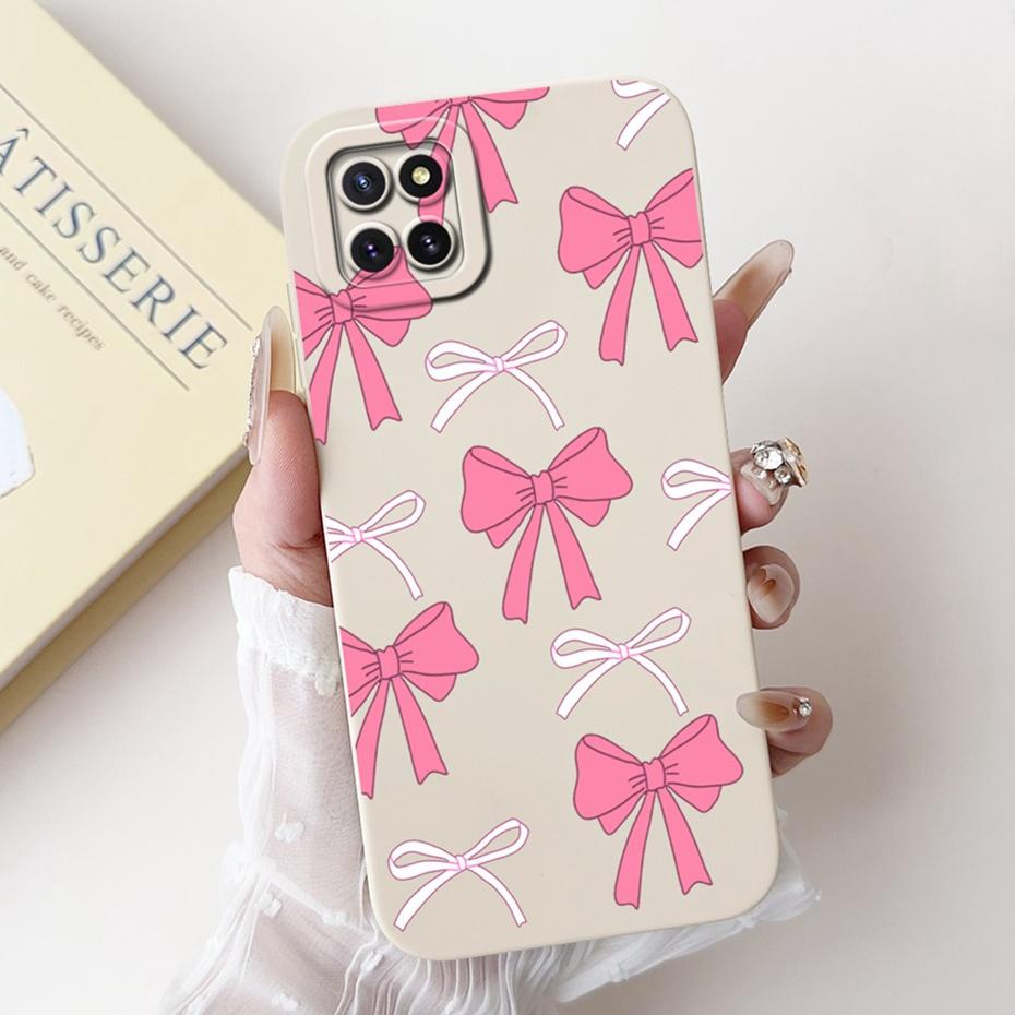 For Samsung Galaxy Note 10 Lite A81 Lens Protective Phone Case On Samsung Note 10lite SM-N770F Lovely Pattern Soft Silicon Cases