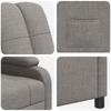 Recliner Taupe Fabric