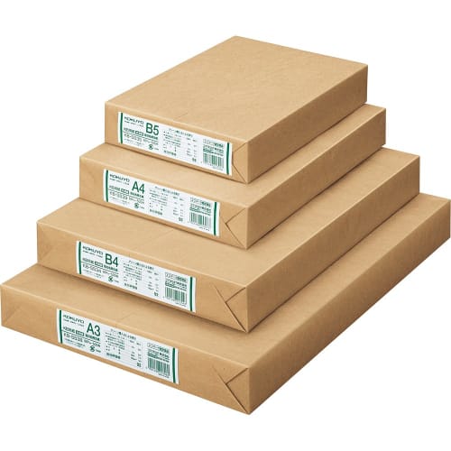 KOKUYO Kopipapir A4 Lite hvitt resirkulert papir 500 ark PPC-papir Vanlig papir KB-SS39