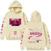2026  Angel Dust Hoodie HazbinHotel Harajuku Anime Pullovers Demoncore Unisex Streetwear Cute Edgy Imp Gift for Fan Streetwear Clothes
