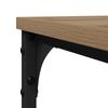 Side Table Artisan Oak 50 x 35 x 52 cm Wood Based Material