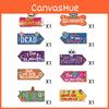 Dia De Muertos Skeleton Directional Signage For Party Decorative Supplies