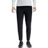FILA Solid Color Slim Fit Straight Leg Knitted Sports Pants Men Bottoms Black A11M411608F-BK