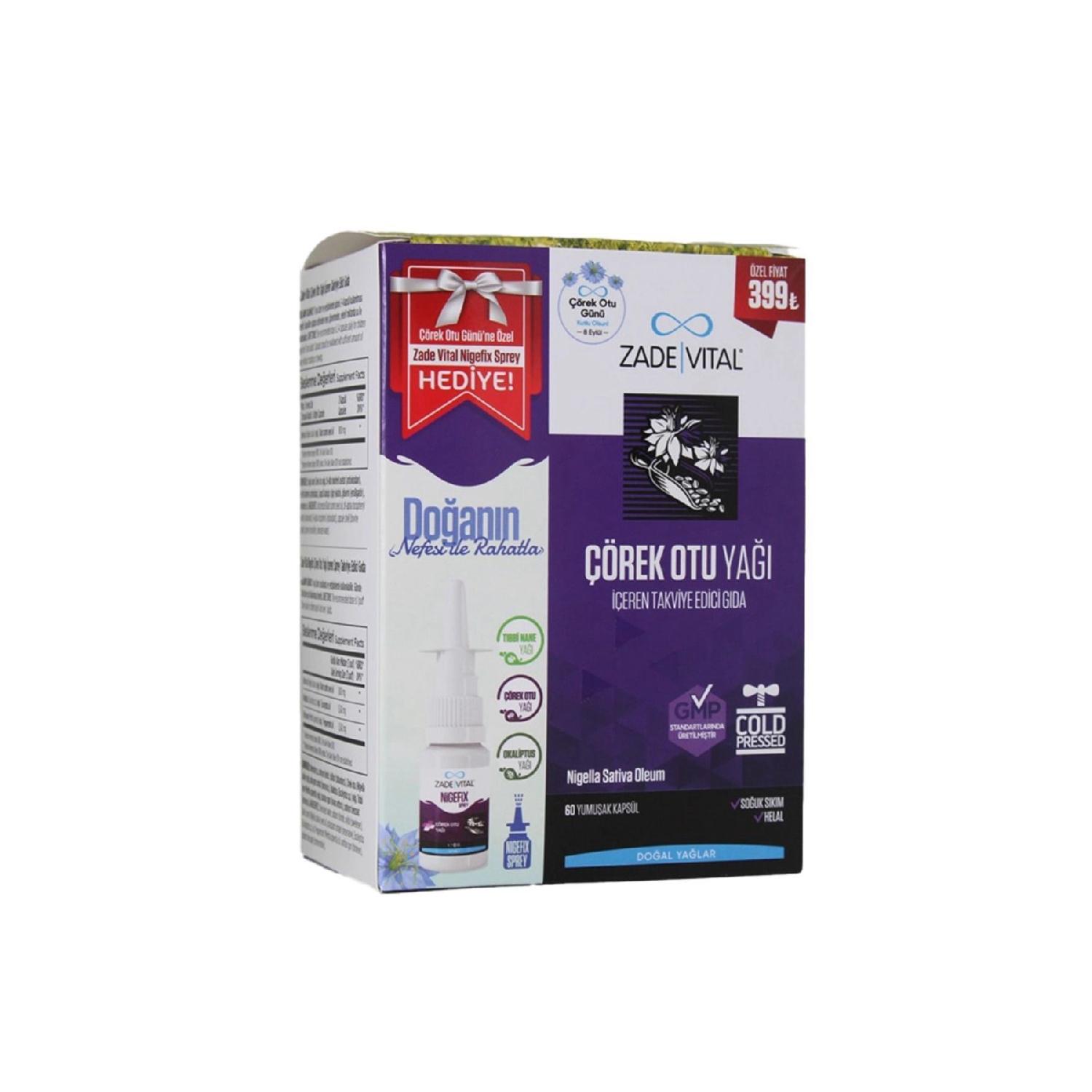 

Donut Oil Oil 60 Capsules Nigfix Spray 10 Ml