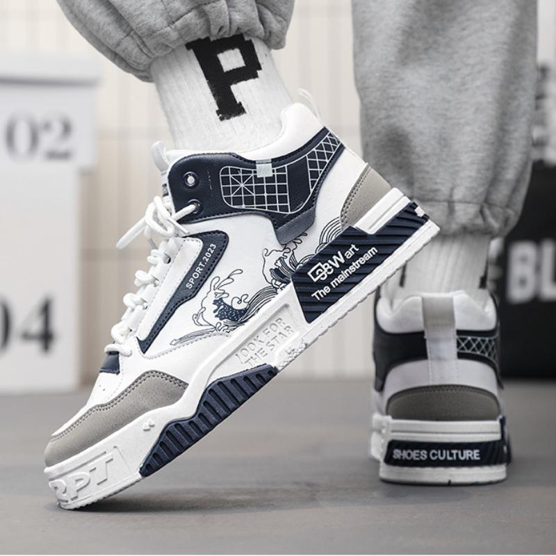Pánské boty Ležérní Tenisky Kožené mokasíny Skateboard Móda Platforma Outdoor Sport Běh Luxusní Designový Tenis Ploché