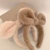 Cute Bear Ears Plush Hairbands Girl Lovely Hair Band Hair Hoops Fashion Washing Women Makeup He U9S3