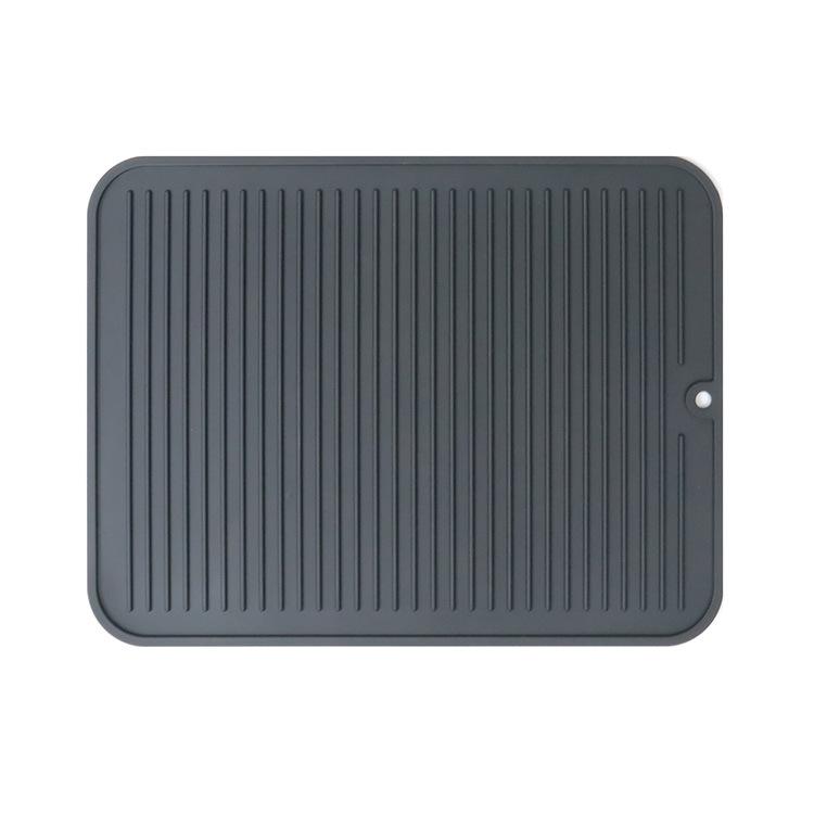 Food Grade Silicone Drying Mat 30x40cm, Non-Slip Cutting Board Pad, Heat Resistant Counter Trivet for Dishes