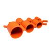 Functional Pipe Deburring and Depth Gauge Tool Pipe Tubing Chamfer Tool for Home Handymen and Professional Plumbers