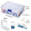Large Capacity Bead Craft Storage Box with Individual Compartments for Beadwork Embroidery DIY Jewelry Organization