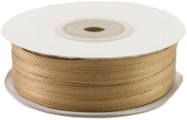 Tasiemka Satynowa 3 Mm X 91 M Jasny Brąz (Złoty)