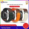 High Mountain Nylon Strap with Leather Label for All Apple Watch Series