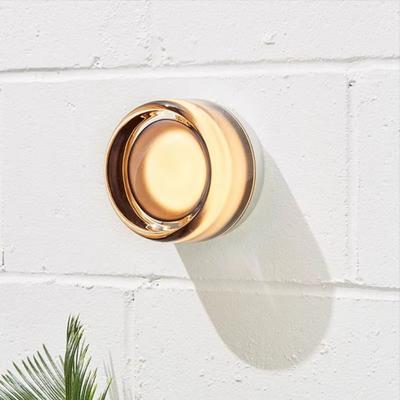 Amber Jelly LED Wall Lamp Round Design Nordic Style Lighting Fixture Dimmable Waterproof Wall Sconces Living Room