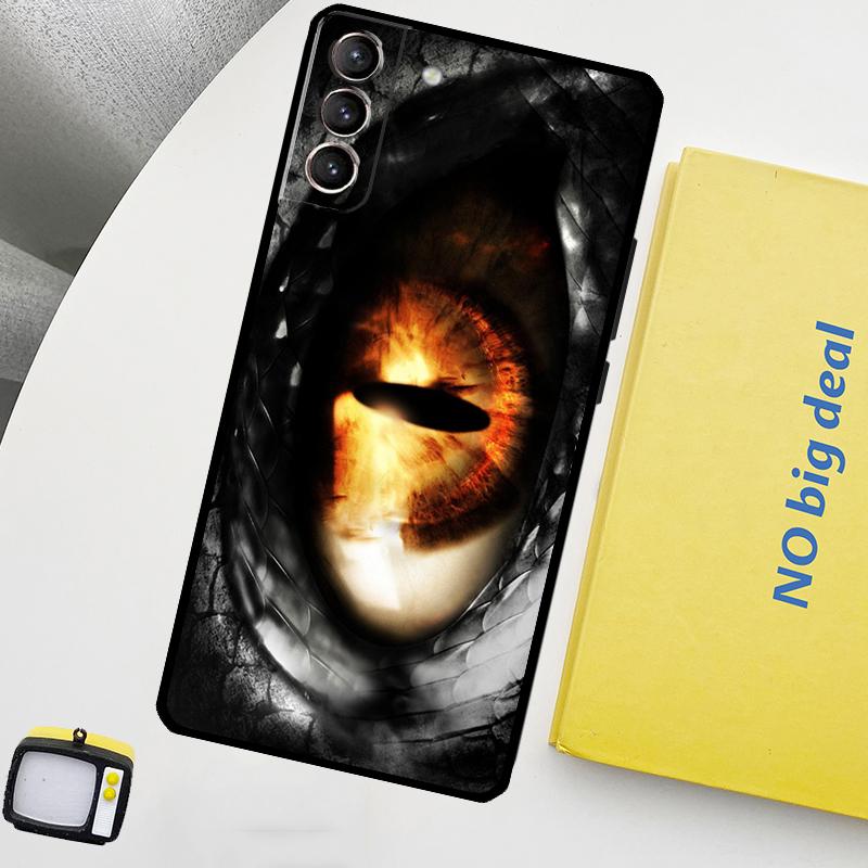Dragon Eye Gothic Phone Case For Samsung Galaxy S25 Ultra S20 S21 S22 S23 Plus S9 S10 S25 FE S24 Ultra Cover