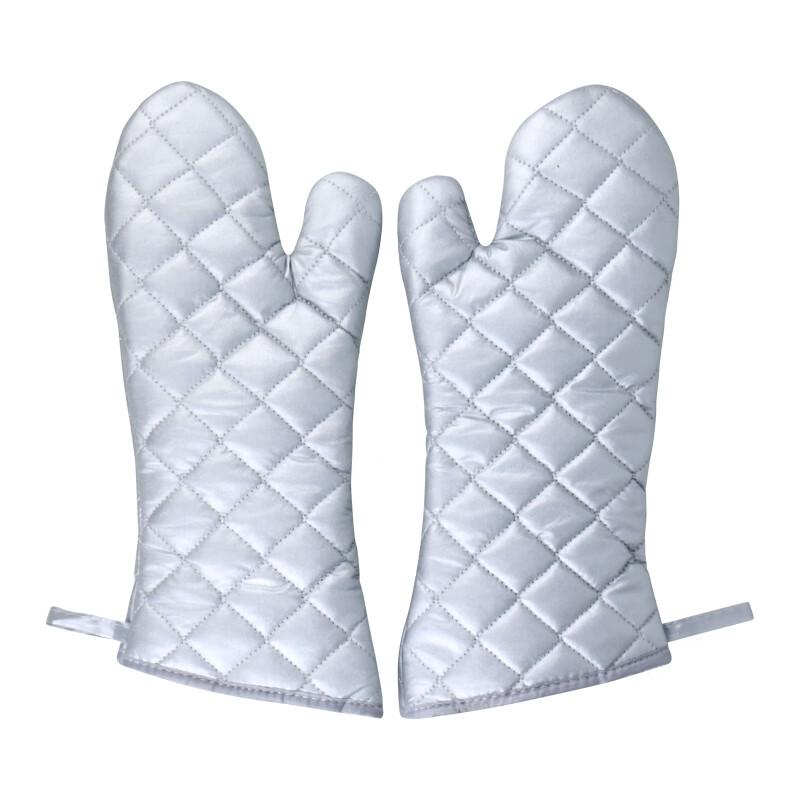 200-Degree Heat-Resistant Gloves, 1 Pair, 38cm Extended, Insulated, Anti-Scalding, Flame-Retardant, Hand Protectors for Kettles, Ovens