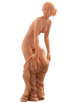 BRICK WORKS 1/20 Maschinen Krieger Training Girl Summer Colors - I Want To Keep Gazing At You - Approx. 76mm Tall - Unpainted Resin Assembly Kit MUS-2