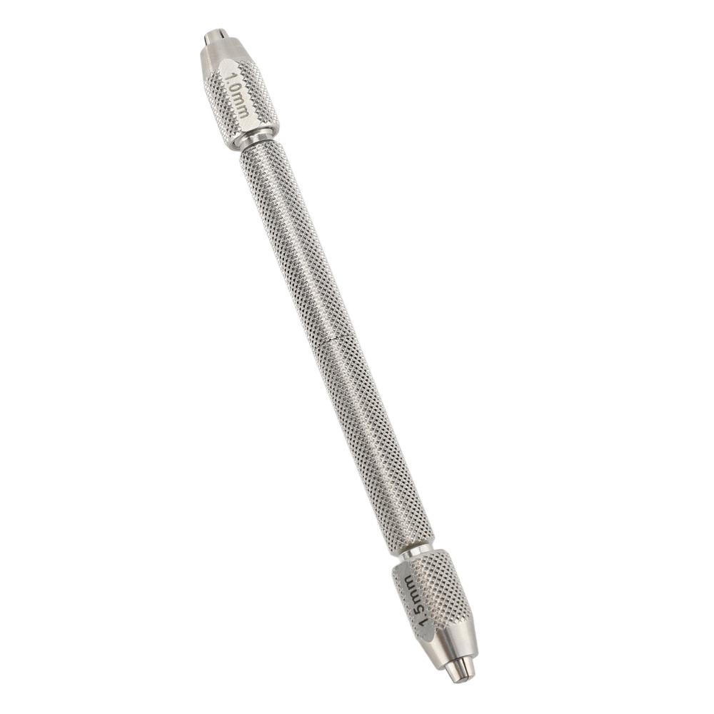 Silver Anti-slip Hand Twist Repair Clamp Mechanical Watch Crown Winding