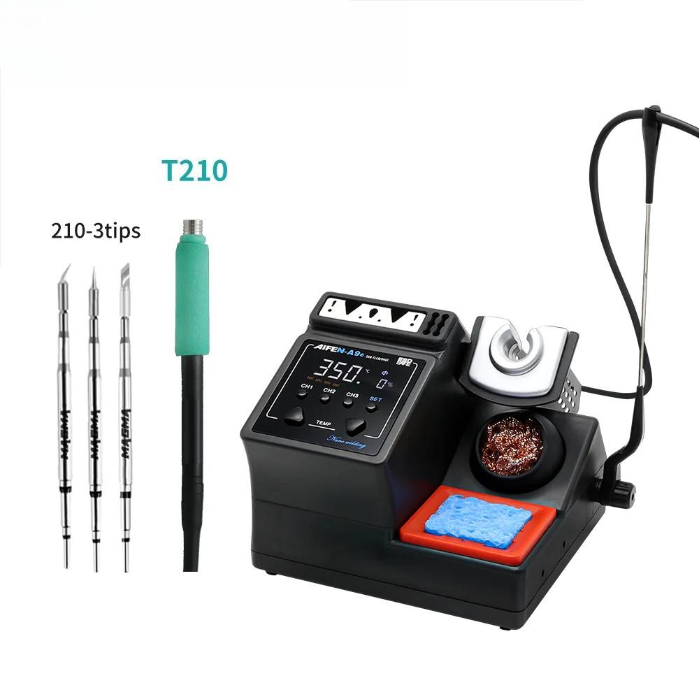 160W A9E Soldering Station Compatible Original Soldering Iron Tip 210/245/115 Handle Control Temperature Welding Rework Station