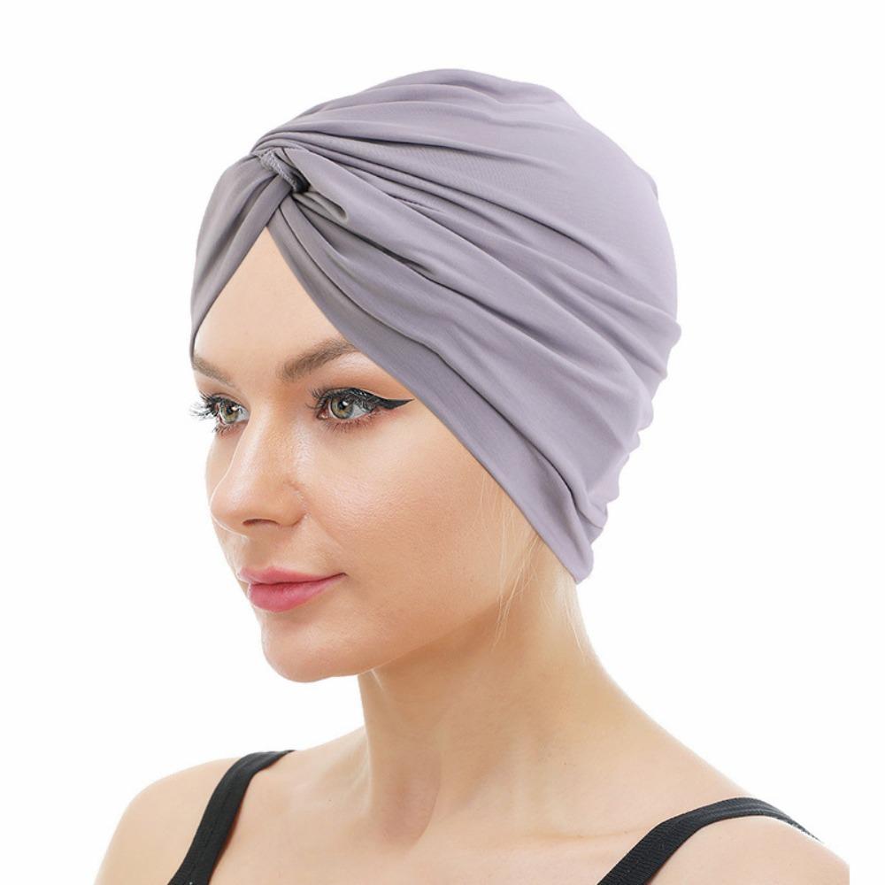 

Cotton Turbante Muslim Headcover Hair Accessories Headband Women