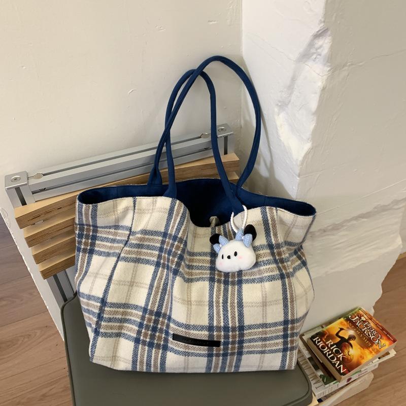 British-style Double Bread, Large-capacity, Laid-back Tote Bag