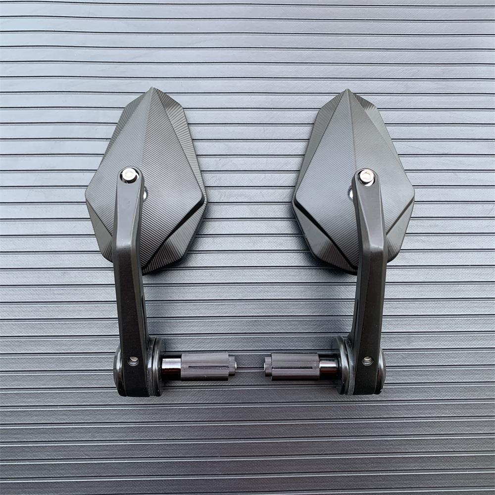 1 Pair Aluminum 7/8" 22mm Motorcycle Rearview Mirrors Universal Scooter Bar End Handlebar Mirror Rear View Mirror Accessories