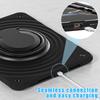 For iPad Pro 11 (2025)/11 (2024) Case Rotatable Hand Grip Kickstand PC+Silicone+TPU Tablet Cover