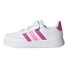 adidas Breaknet 2.0 Trendy Comfortable Sports Low-Top Kids Sneakers Kids Sneakers White Bright-Purple Pink IE3791