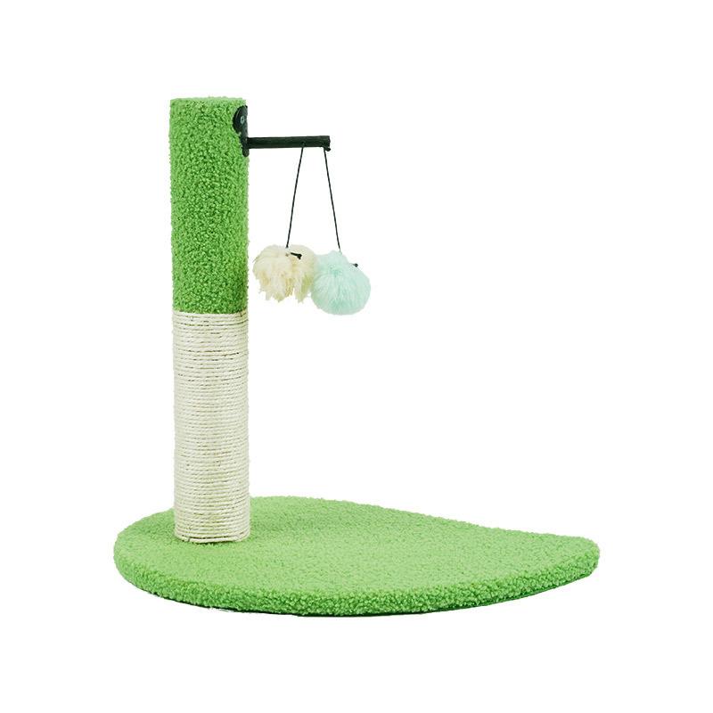 

Sturdy Cat Scratching Post Made of Natural Sisal Rope Cat Scratch Pillar with Hanging Ball for Kitten Play Decompression Claw