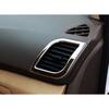 Left And Right Air Outlet Vent Trim 2* For Hyundai Accent 2012-2017 Chrome Steel
