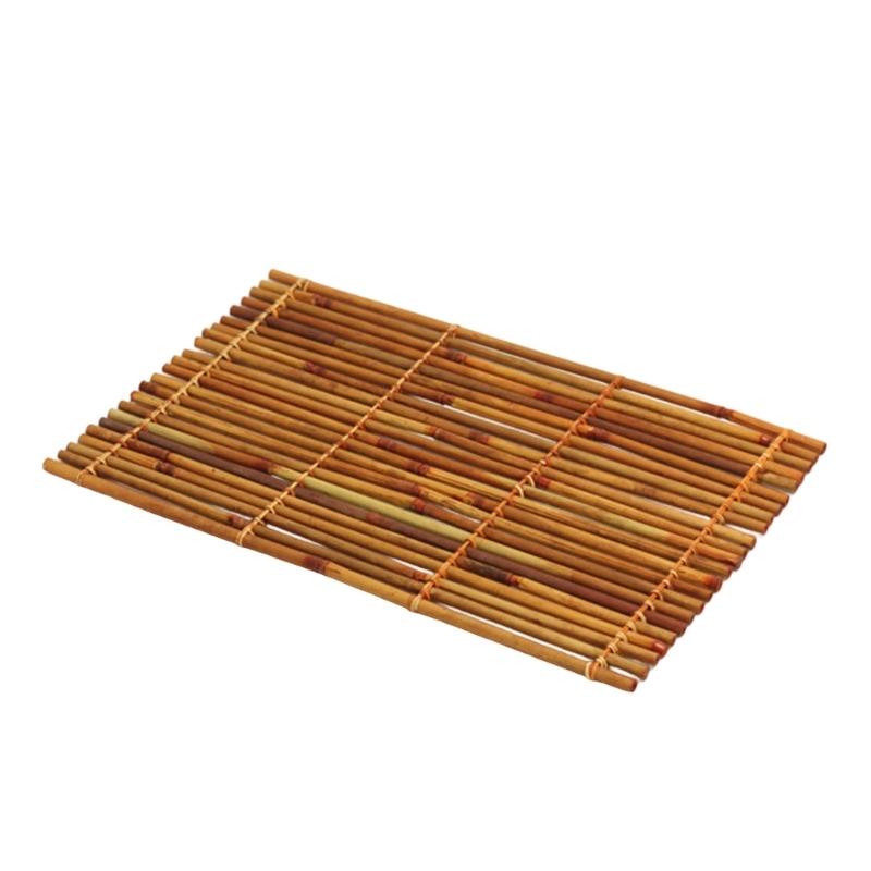 User Friendly Bamboos Raft Coasters for Dining and Workspaces Protecting Front and Elevating Interior Decors