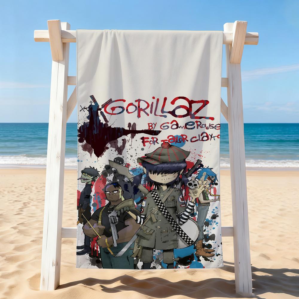Rock Band G-GorillazS Towel Drying Bath Towel Applicable To Light Swimming Camping Yoga Beach Out
