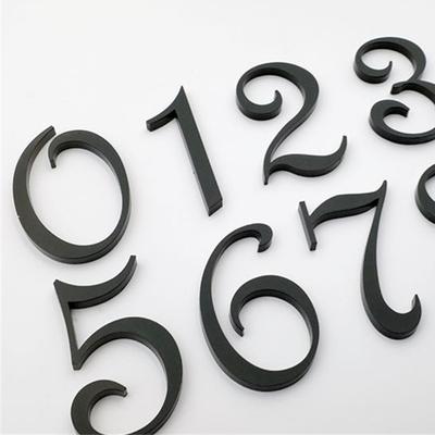 Crystal English Letters Easy To Install High-quality Materials Innovative Best Acrylic Signs Durable Popular House Numbers