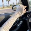 Breathable Sun Protection Sleeves Cooling Sunscreen Arm Guards Lace Arm Covers  Nail Art Props