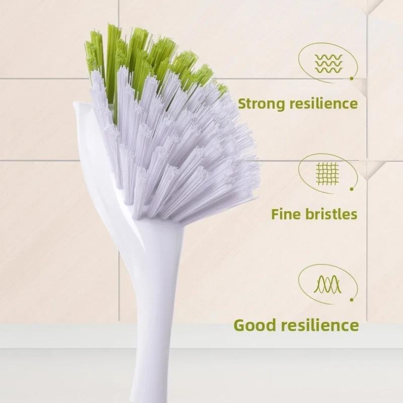 Premium Pot Scrubber Brush Long Handle Dishwashing Tool OEM Factory Cross Border Supply for Kitchen Cleaning