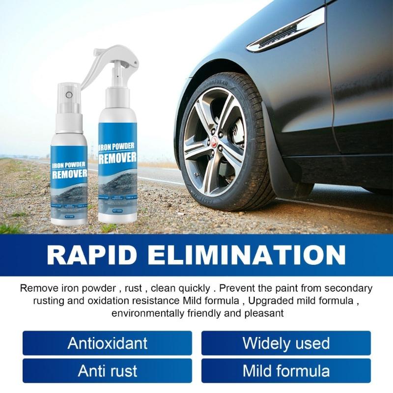 Remove Rust Agent Sprayer Fast Acting Rust Remover for Car Boats, Kitchens, Bathrooms Multipurpose Rust Cleaner