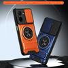 For Xiaomi Redmi A5 NFC (EU) (173.45mm) Magnetic Case Ring Holder Foldable Kickstand TPU PC Phone Cover with Camera Lens Slider