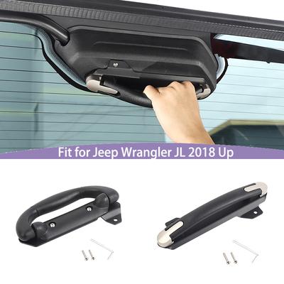 Tailgate Glass Handle Grab Bar Handle Holder Bracket Mounting Fit For Jeep Wrangler JL 2018 Up Interior Accessories