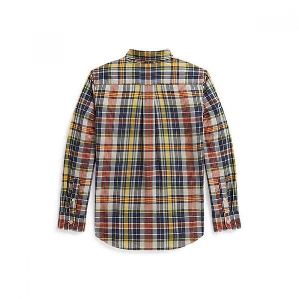 Polo Ralph Lauren Boys Plaid Cotton Madras Shirt 8 18 Years