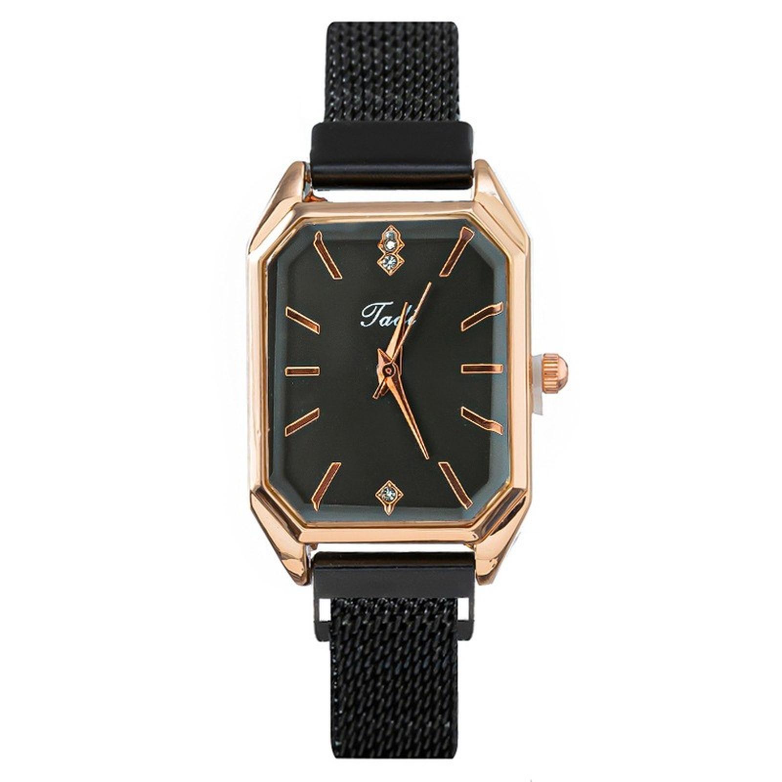 

Women Fashion Leather Watch One Size чёрный