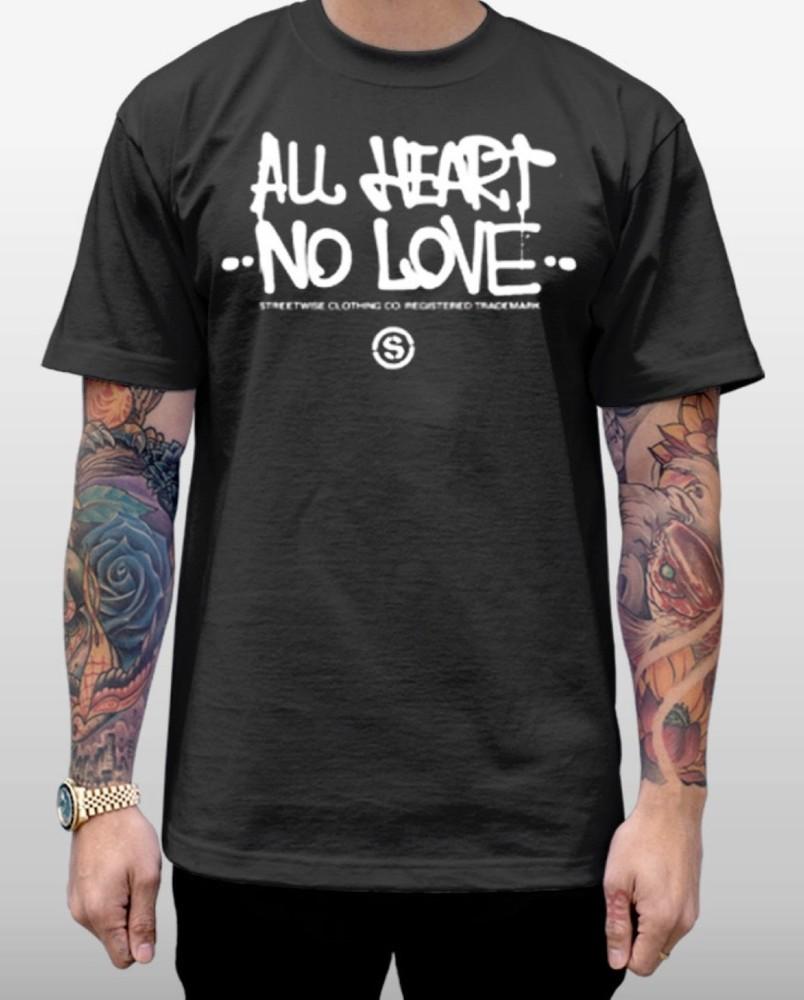 Streetwise Heartless Graphic T-Shirt Black M-L-XL-2XL-3XL wbr/ -4XL-5XL Unisex T-Shirt XL