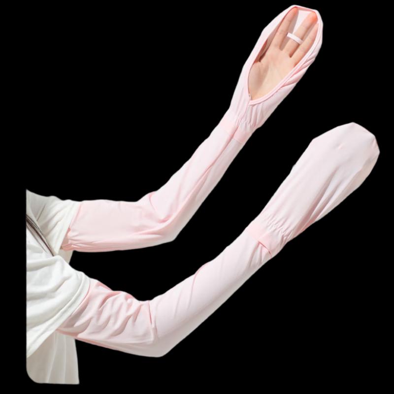 Women s Ice Silk UV Protection Arm Sleeves One Size