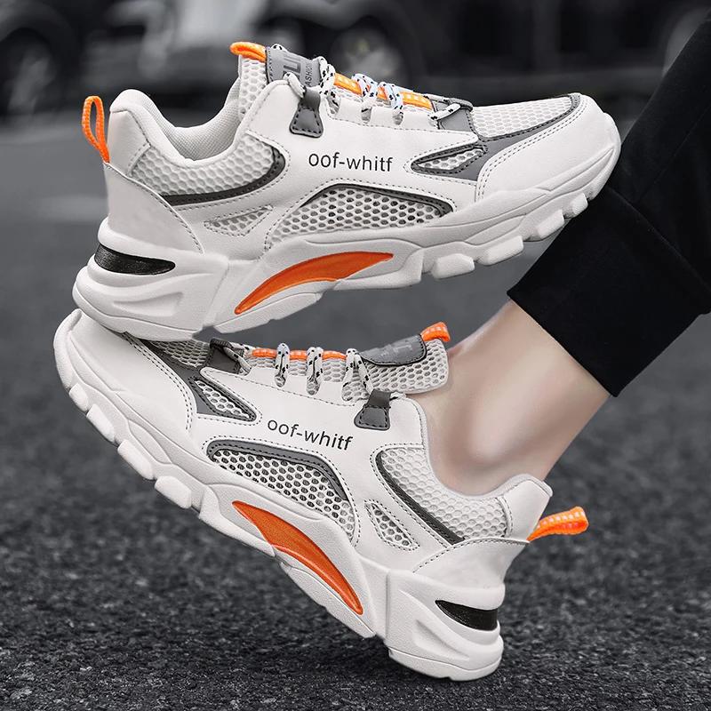 New Lightweight Mens Casual Sport Shoes Outdoor Breathable Mesh Walking Running Shoes Comfortable Athletic Jogging Tennis Shoes