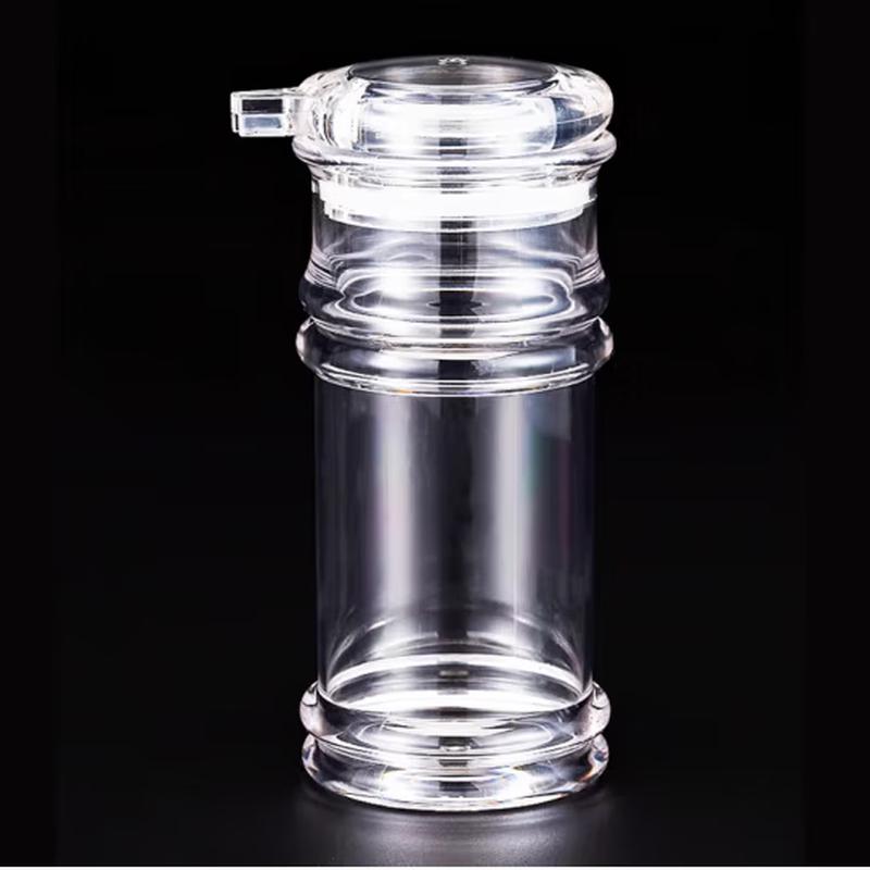 SIFAR 10-Piece Acrylic Condiment Bottle Set