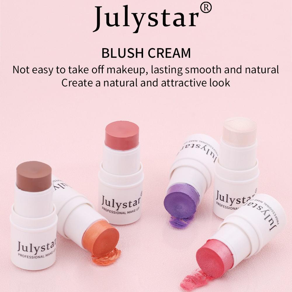 JULYSTAR Multi-Use Makeup Stick Cream Blush Highlighter and Contour Shimmer Matte Face Glow Cheek Tint Cosmetics