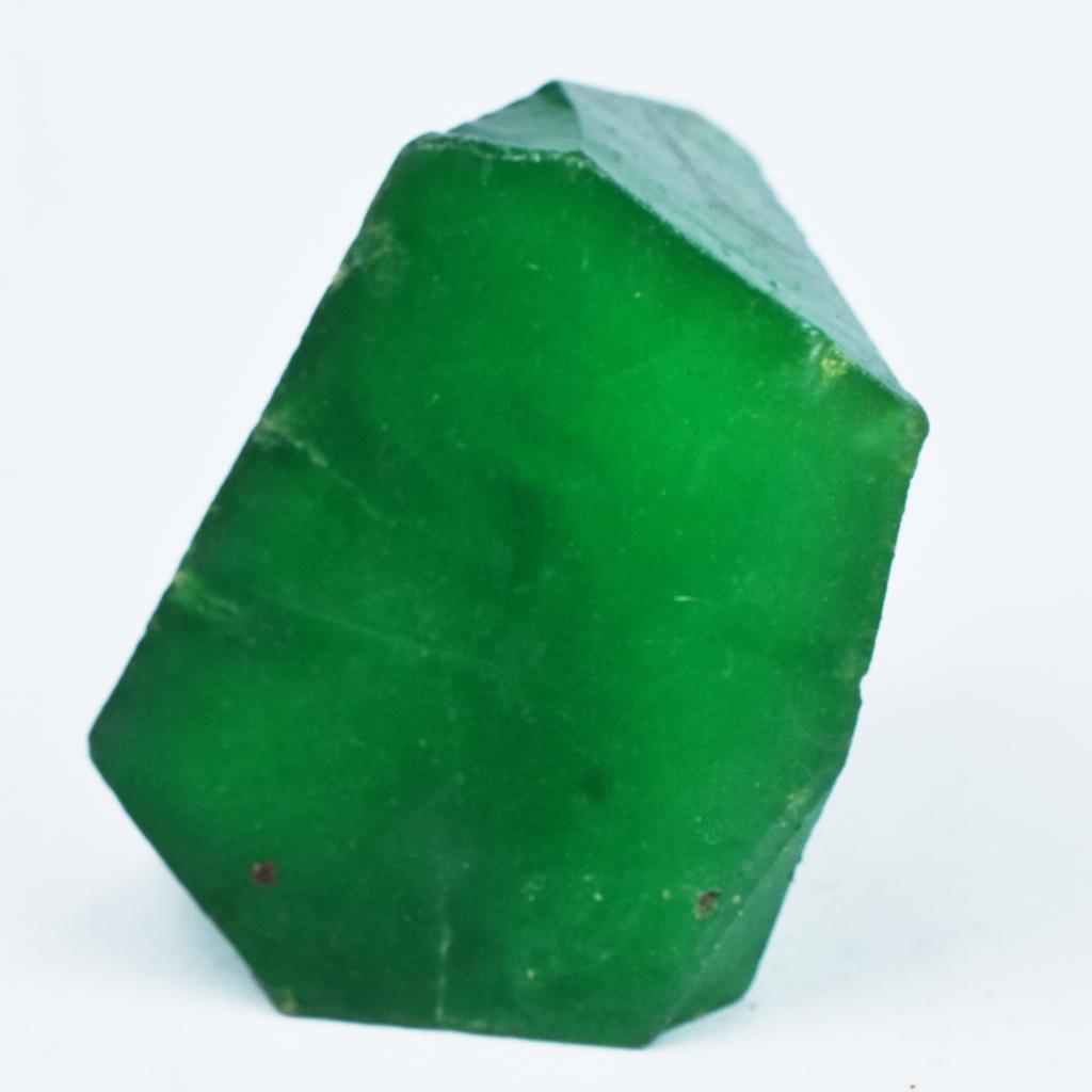 Natural Green Emerald Loose Gemstone 277 ct Uncut Rough for Lapidary and Gem Collections