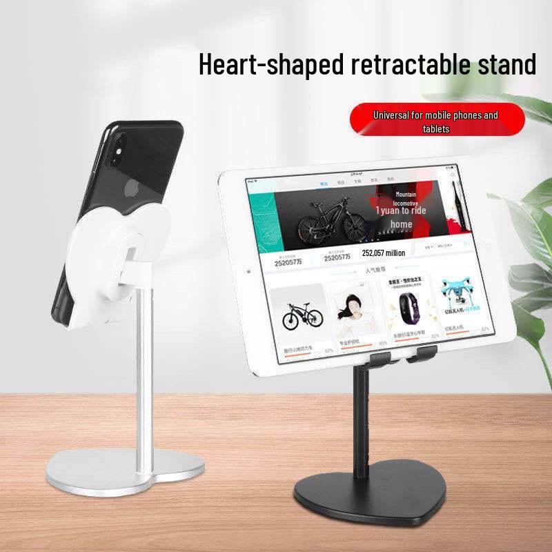 Universal Adjustable Mobile & Tablet Desktop Stand with Telescopic Arm for Live Streaming