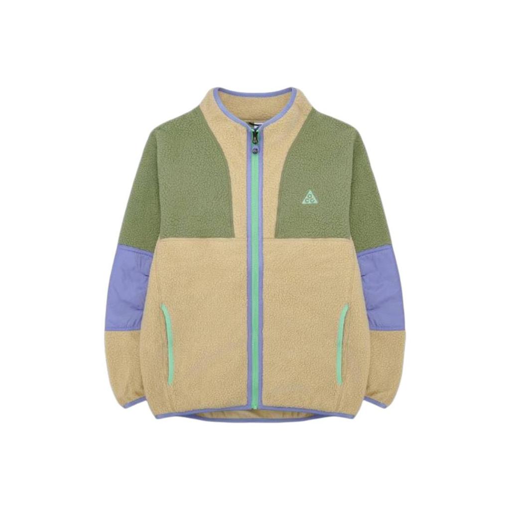 Nike Color Block Zip-Up Long Sleeve Jacket Kids Jackets DQ8734-334