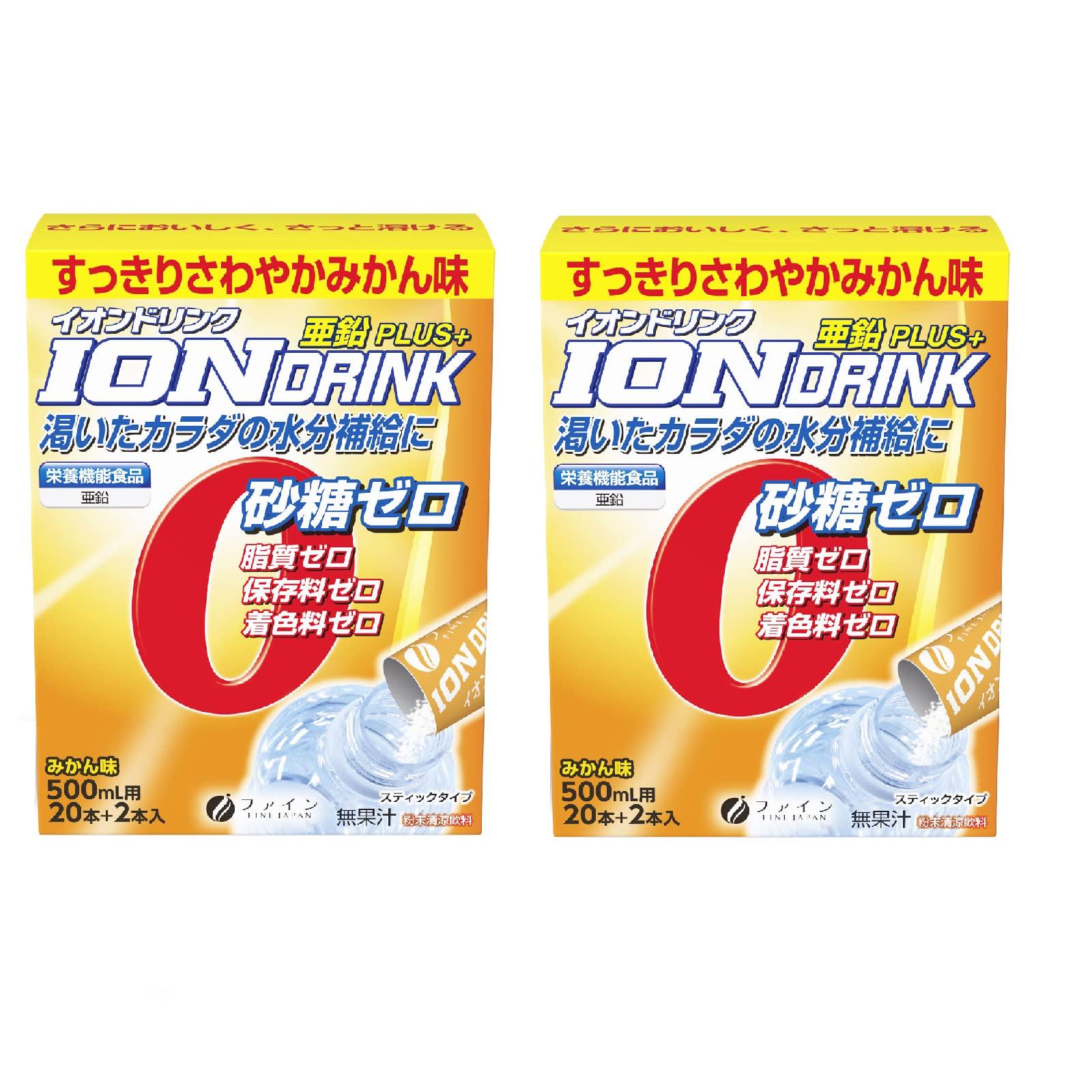 

Fine Ion Drink Цинк Апельсин Зеро Зеро 22 пакетика 500 мл Пластик х 2 упаковки Плюс, Вкус, Сахар, Жир, (22 бутылки)