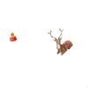 Festival Treasure Basin Reindeer Ornament Elk Sculpture Cornucopia Figurine Art Craft for Year