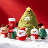 Christmas Plush Snowman Ornament Soft Fabric Holiday Decor For Gift Giving